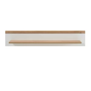 107x20x19 Wand Regal In Weiß & Eichefarben – Cablos 12