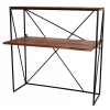 120x122x60 Design Schreibtisch Aus Holz & Metall – Offia 20