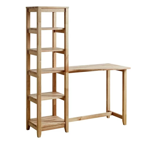 120x150x48 Schreibtisch Mit Hohem Seitenregal – Rios 1