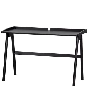 120×60 Schlichter Schreibtisch In Schwarz – Hylo 10