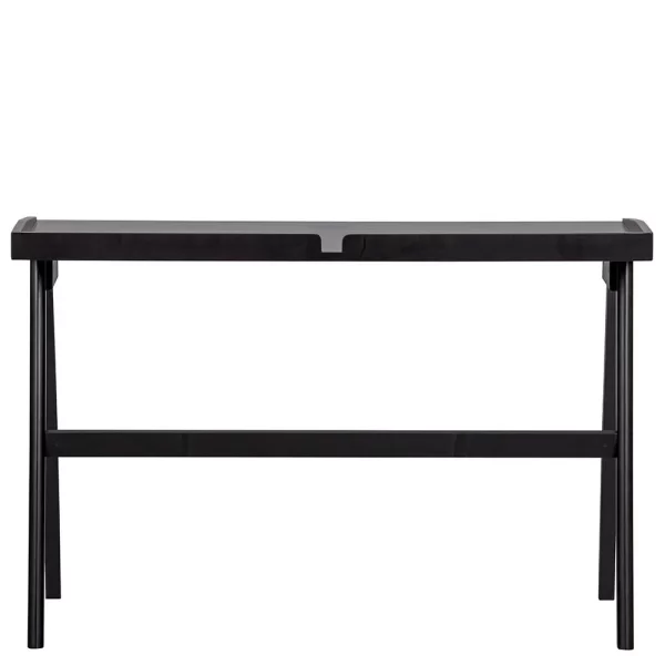120×60 Schlichter Schreibtisch In Schwarz – Hylo 5