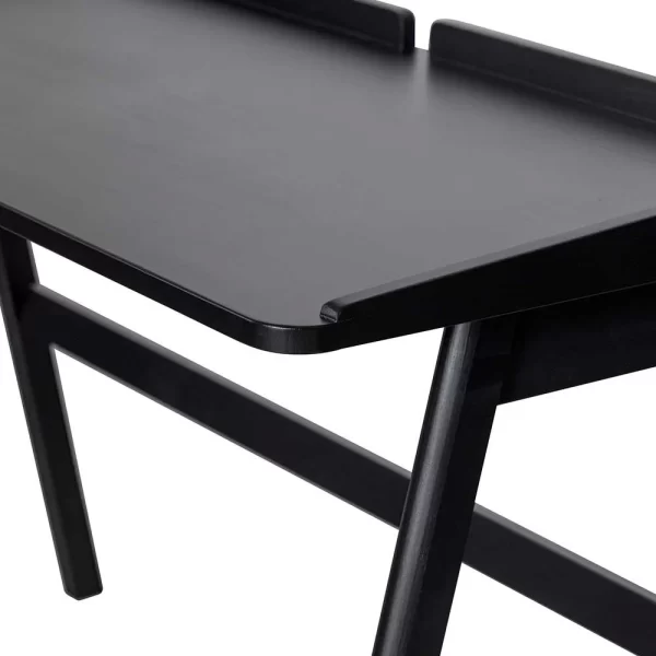 120×60 Schlichter Schreibtisch In Schwarz – Hylo 7