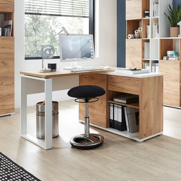 120x75x117 Schreibtisch Mit Anbauregal – Situatica 1