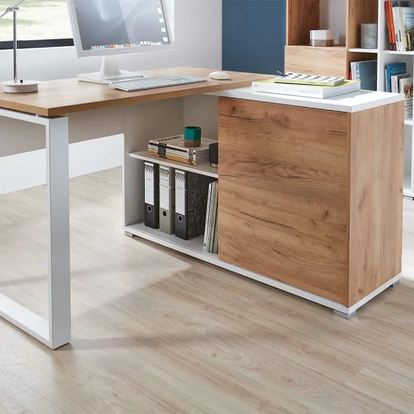 120x75x117 Schreibtisch Mit Anbauregal – Situatica 6