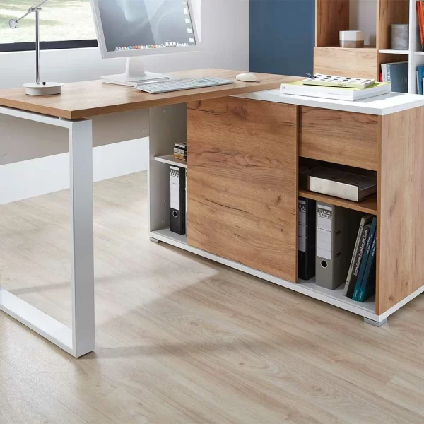 120x75x117 Schreibtisch Mit Anbauregal – Situatica 7