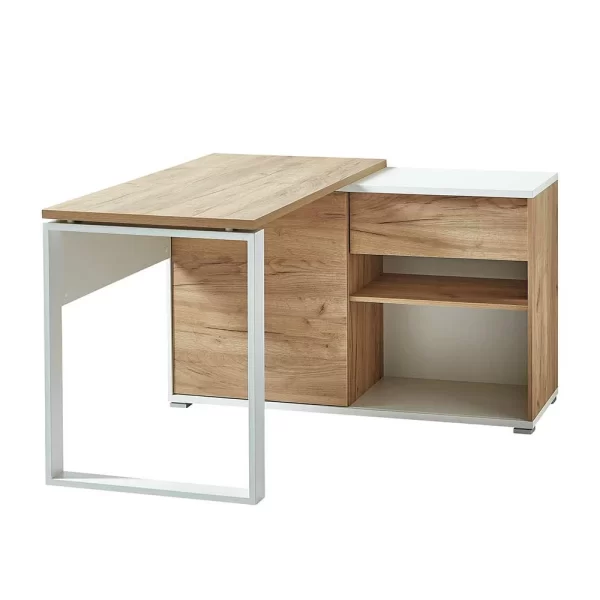 120x75x117 Schreibtisch Mit Anbauregal – Situatica 3