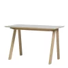 120x75x60 Schreibtisch In Hellgrau & Eiche Bianco – Vlendu 16