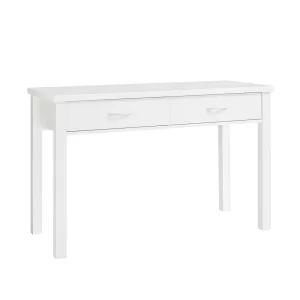 120x77x50 Weißer Schreibtisch Mit Schubladen – Servi 11