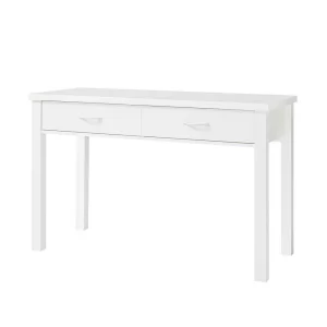 120x77x50 Weißer Schreibtisch Mit Schubladen – Servi 9