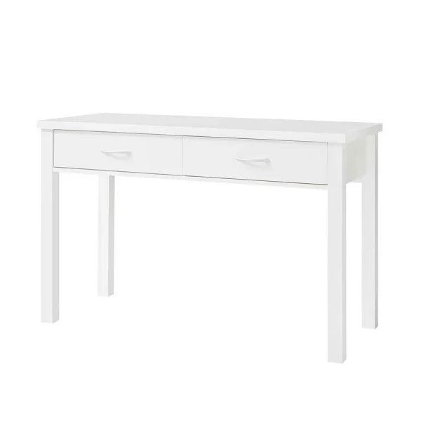 120x77x50 Weißer Schreibtisch Mit Schubladen – Servi 3
