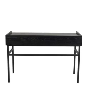 120x82x61 Eleganter Schreibtisch In Schwarz – Coronado 12
