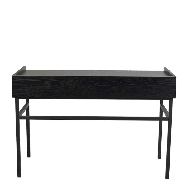120x82x61 Eleganter Schreibtisch In Schwarz – Coronado 4