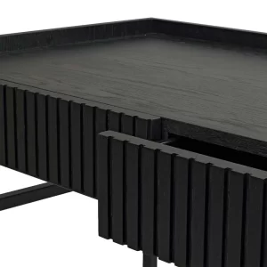 120x82x61 Eleganter Schreibtisch In Schwarz – Coronado 14