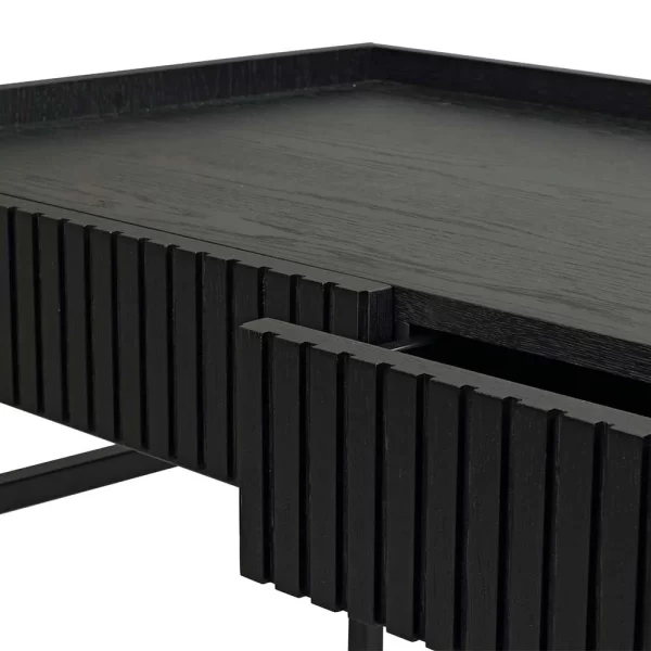 120x82x61 Eleganter Schreibtisch In Schwarz – Coronado 5