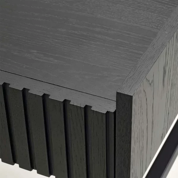 120x82x61 Eleganter Schreibtisch In Schwarz – Coronado 6