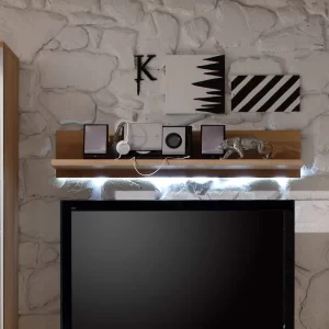 124x24x23 Wandboard In Eiche Bianco Furnier – Hannica 16
