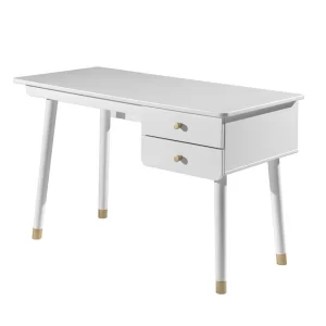 125×60 Jugend Schreibtisch In Weiß & Gold – Zimventa 7