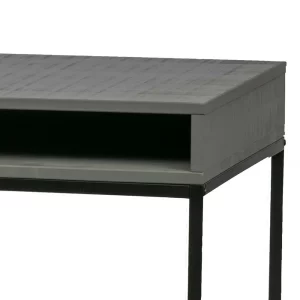 130×58 Designer Schreibtisch In Grau & Schwarz – Firgetta 14