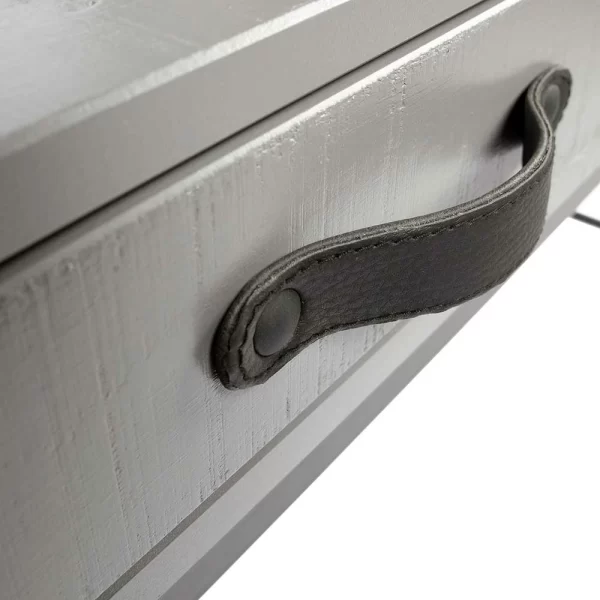 130×58 Designer Schreibtisch In Grau & Schwarz – Firgetta 6
