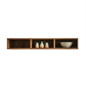 134×22 Wand Regal Aus Echtholz – Glenza 7