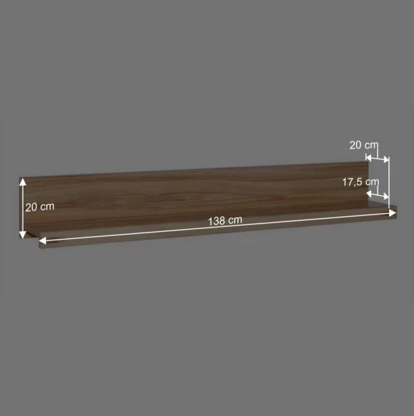 138cm Holz Wandboard Aus Geölter Kernbuche – Uhelia 5