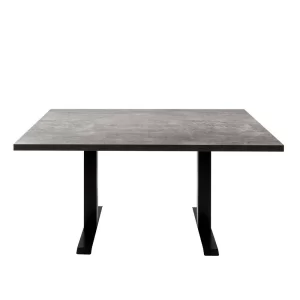 140×90 Moderner Tisch In Betonoptik & Schwarz – Rocca 12