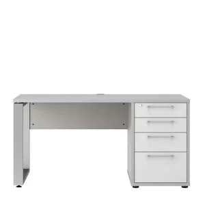 150×80 Büro Schreibtisch Mit Kabeldurchlass – Emeziano 10