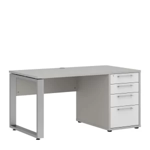150×80 Büro Schreibtisch Mit Kabeldurchlass – Emeziano 8