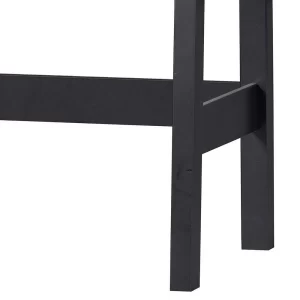 160x75x53 Schreibtisch In Schwarz Kiefer Massiv – Arnella 16
