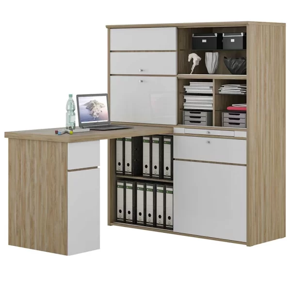185x150x127 Minioffice In Weiß Hochglanz – Lagroma 1