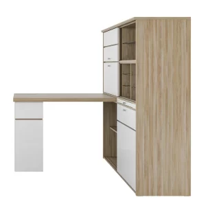 185x150x127 Minioffice In Weiß Hochglanz – Lagroma 12