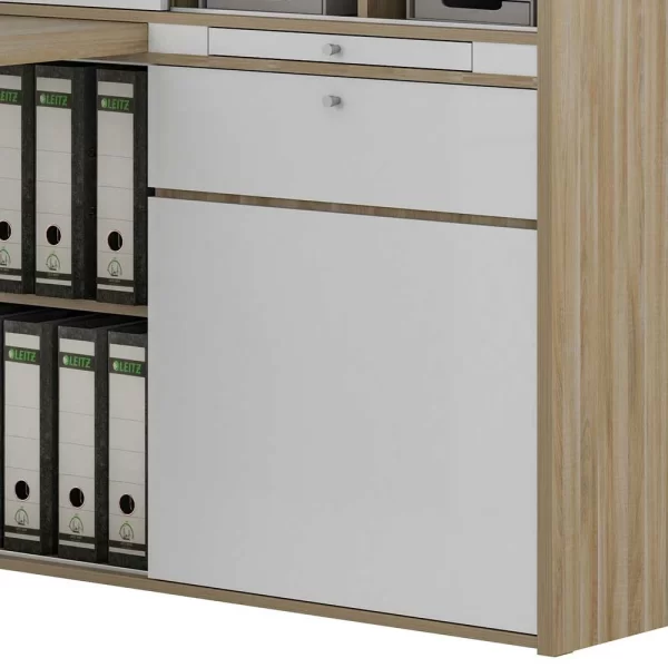 185x150x127 Minioffice In Weiß Hochglanz – Lagroma 7