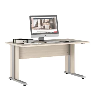 Büro Schreibtisch In White Wash Holzoptik – Sojette 12