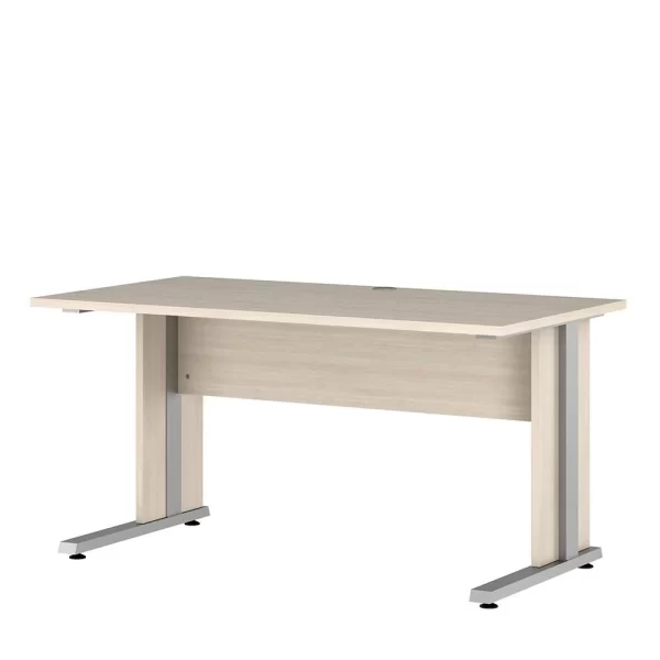 Büro Schreibtisch In White Wash Holzoptik – Sojette 1