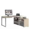 Büro Schreibtisch Mit Regal In Sonoma-Eiche – Framosule 14