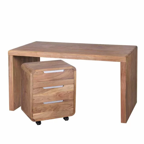 Bürotisch Drolivio Aus Akazienholz 4