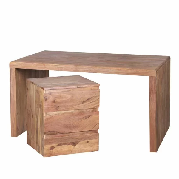 Bürotisch Drolivio Aus Akazienholz 5