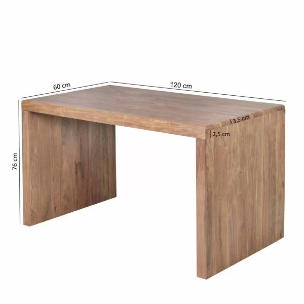 Bürotisch Drolivio Aus Akazienholz 6