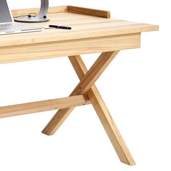 Bürotisch Merkur Aus Kernbuche Massivholz 5