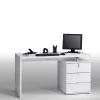 Bürotisch Jony In Weiß Hochglanz 20