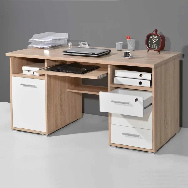 Computer-Schreibtisch Lury In Weiß 1
