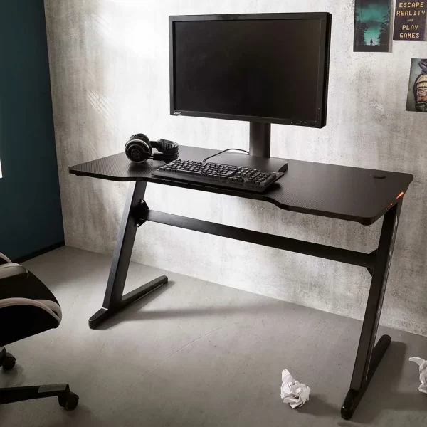 Cooler Designtisch Für PC Mit LED Beleuchtung – Jainey 4