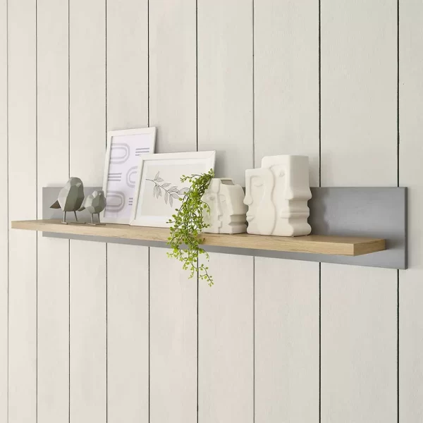 Country Wandboard In Lichtgrau & Eiche Optik – Buleta 1