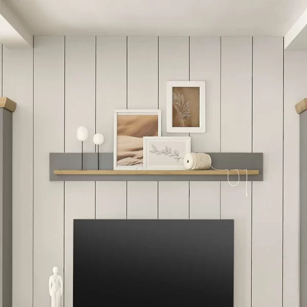 Country Wandboard In Lichtgrau & Eiche Optik – Buleta 4