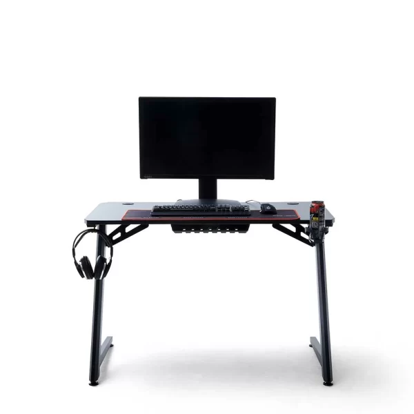 Design PC Computertisch In Schwarz – Aribert 3