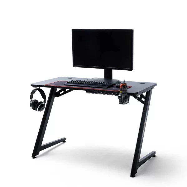 Design PC Computertisch In Schwarz – Aribert 5