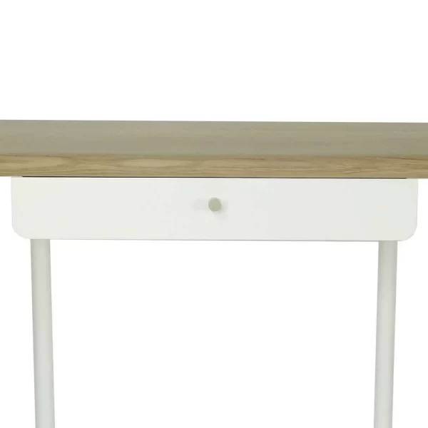 Design Schreibtisch & Hocker In Weiß – Fiolpedo (zweiteilig) 5