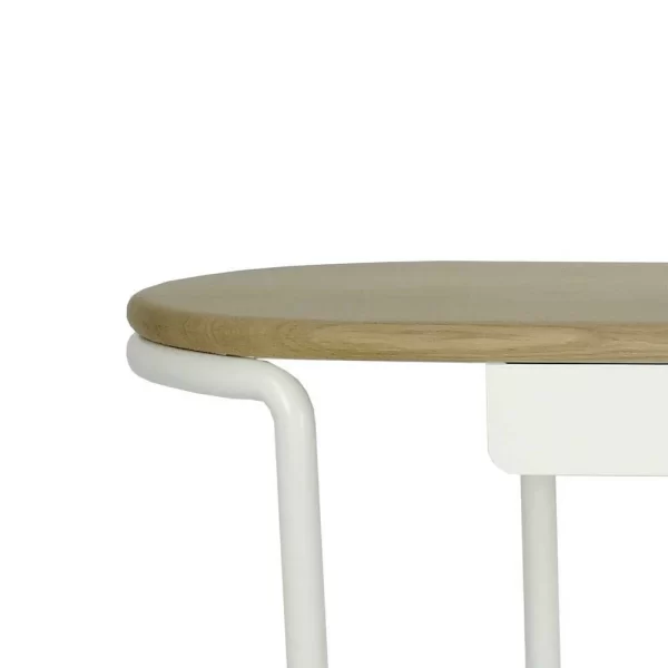 Design Schreibtisch & Hocker In Weiß – Fiolpedo (zweiteilig) 6