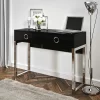Design Schreibtisch In Schwarz Hochglanz – Mercy 13