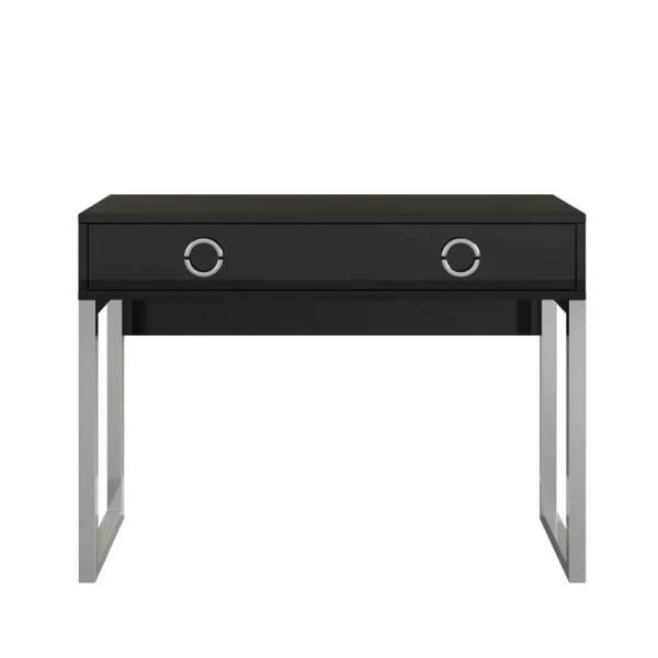 Design Schreibtisch In Schwarz Hochglanz – Mercy 4